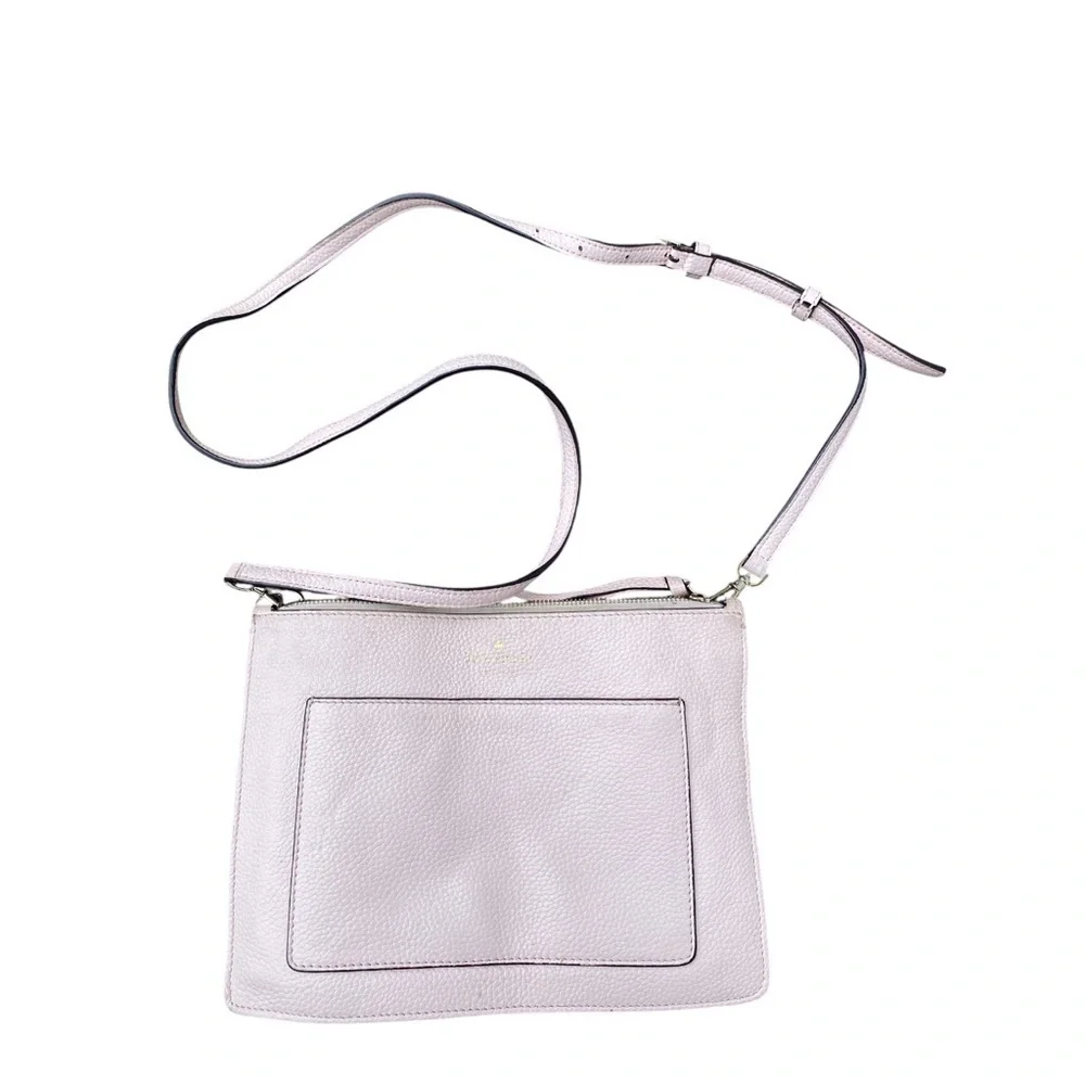 Kate Spade Cream Crossbody with Silver Hardware